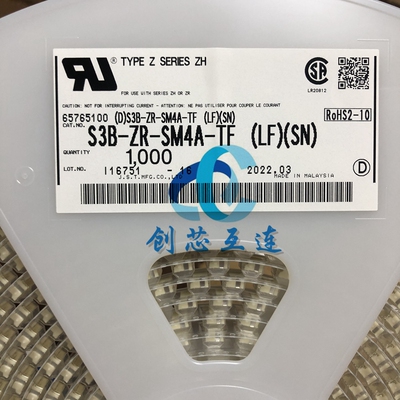 JST连接器 S3B-ZR-SM4A-TF 3PIN 1.5mm间距 ZH系列 针座