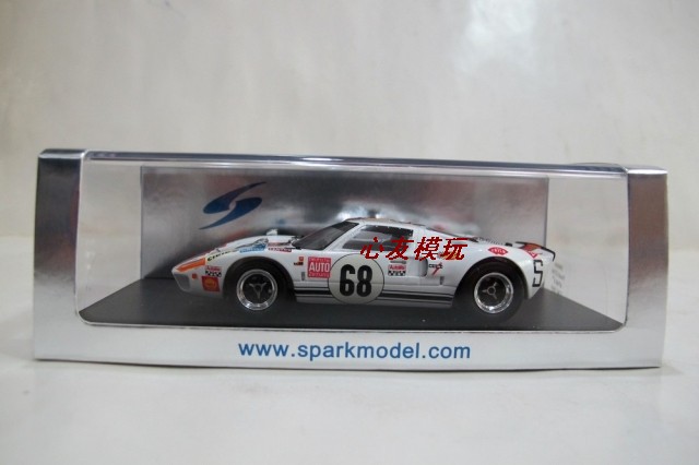 SPARK 1：43福特 FORD GT40 1969 树脂汽车模型成品 玩具/童车/益智/积木/模型 合金车/玩具仿真车/收藏车模 原图主图