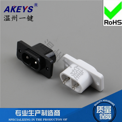 AC-005母座八字带耳朵梅花针带孔