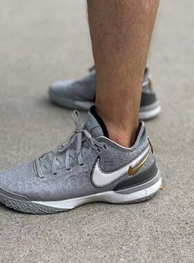 Nike LeBron NXT Gen EP 运动透气低帮篮球鞋 男款灰色DR8788-004