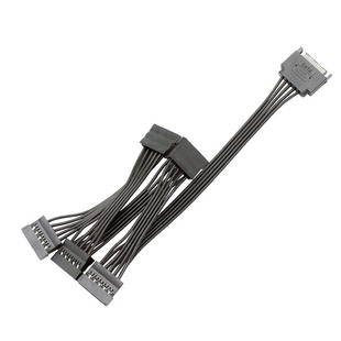 SATA延长线 一拖五硬盘电源线一分二/三 15Pin硬盘电源接口扩展线