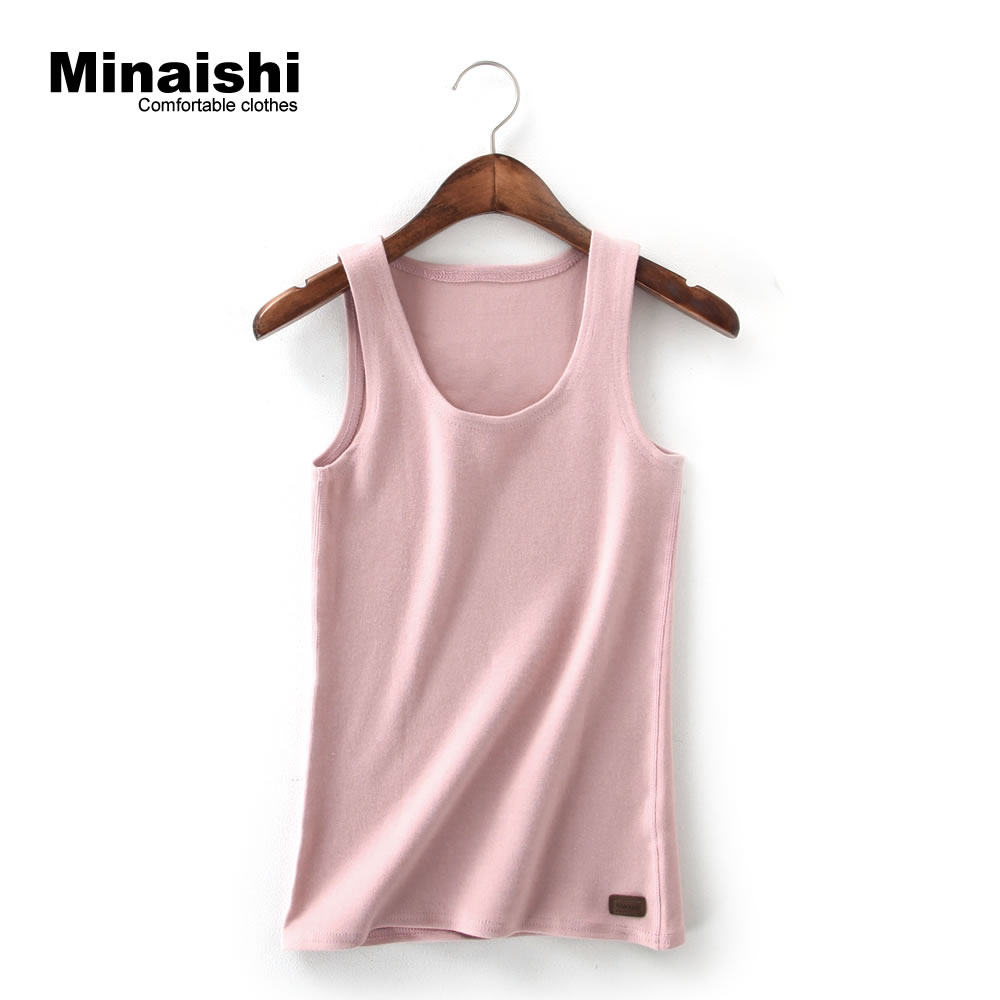 加厚舒绒小背心女棉吊带加绒保暖外穿棉打底衫秋冬款内搭上衣防寒