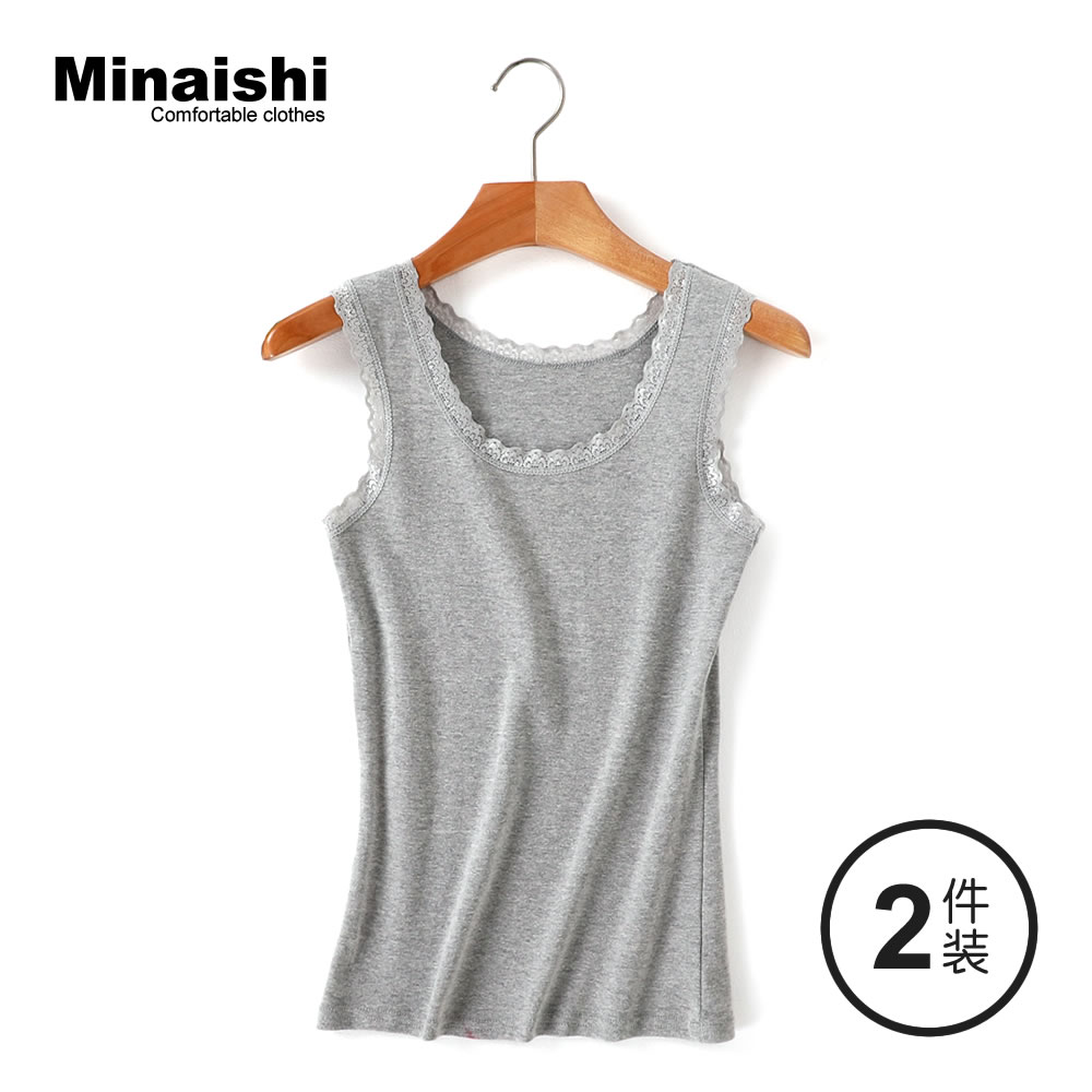 蕾丝花边背心女吊带白色秋打底背心纯棉女内搭无袖打底衫外穿背心