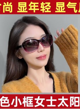 太阳镜女士偏光防紫外线小脸墨镜