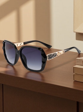 大脸太阳镜女开车专用驾驶2025新款骑车防紫外线防强光高级感墨镜