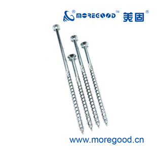 TCC双沉头带滚花快攻木结构螺钉硬木防开裂加粗长半螺纹自攻螺丝