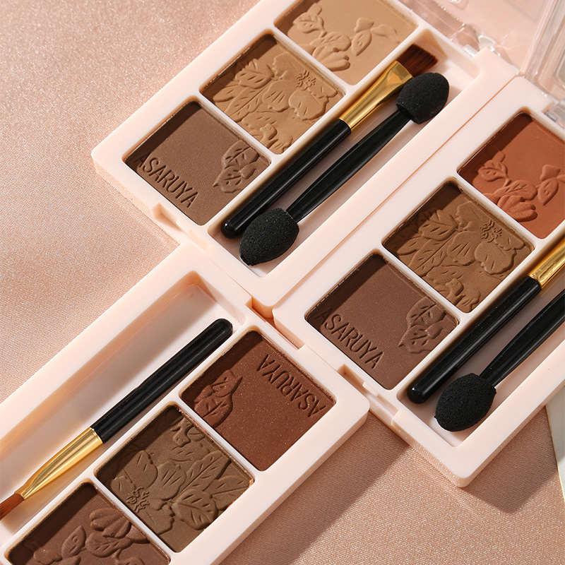 阿莎瑞雅新款小熊三色自然眉粉学生网红同款易上妆防水不脱妆眉笔