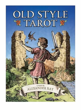现货进口正版旧体老式塔罗牌 Old Style Tarot桌游卡牌78张卡罗牌