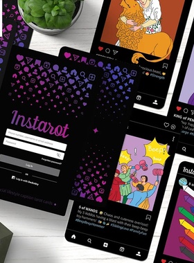 泰国进口正版 Instarot Tarot塔罗牌晚上模式第三版 Night mode