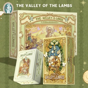 原创正版小羊山谷塔罗牌 Valley of the Lambs Tarot 泛伟特卡牌