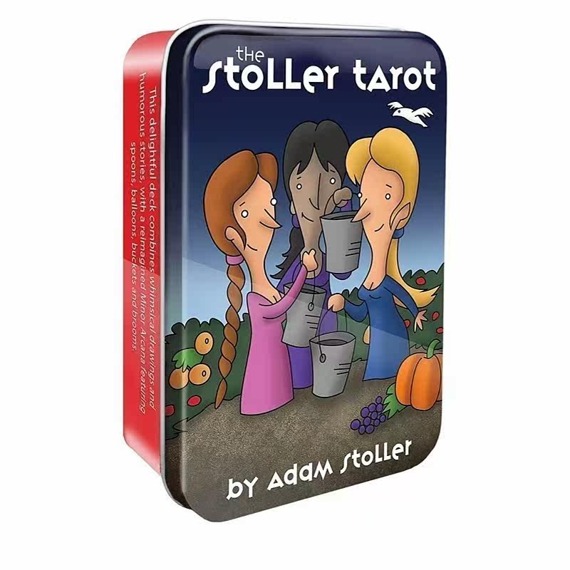 进口正版斯托勒漫画卡罗牌Stoller Tarot Tin铁盒版塔牌罗罗塔牌