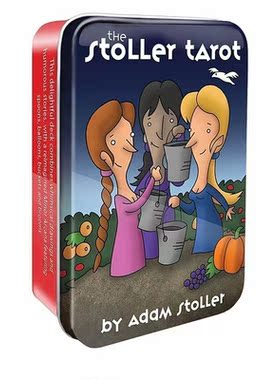进口正版斯托勒漫画卡罗牌Stoller Tarot Tin铁盒版塔牌罗罗塔牌