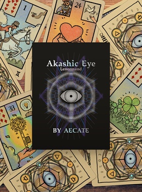 现货原创正版卡西之眼礼盒版 塔罗牌 利诺曼 AKashic Eye阿卡之眼
