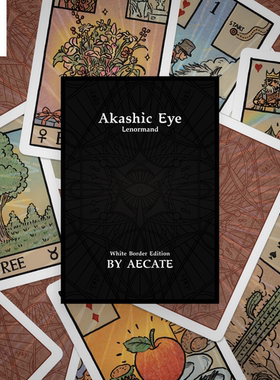 原创正版卡西之眼白边版雷诺曼 AKashic Eye Lenormand利诺曼卡牌