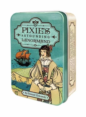 现货进口正版凯尔特小精灵利诺曼Lenormand口袋版雷诺曼铁盒桌游