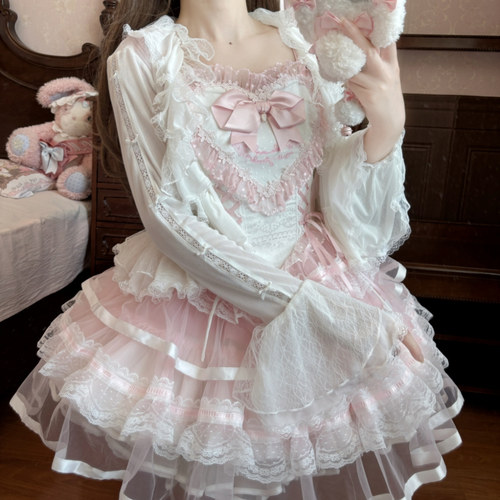 (薄雾衫）月汐家lolita外罩开衫