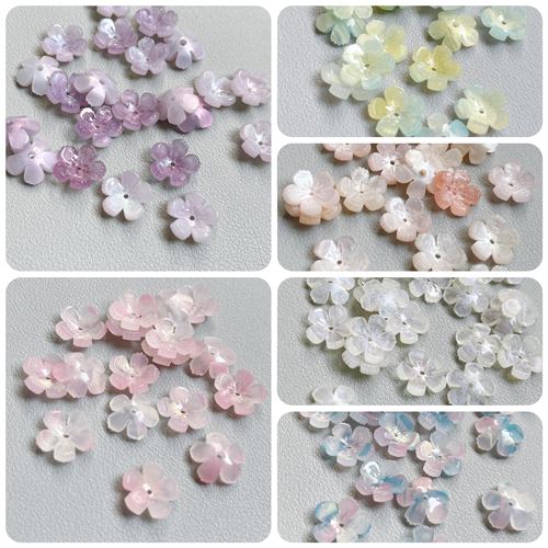10个价14mm立体醋酸石竹花朵