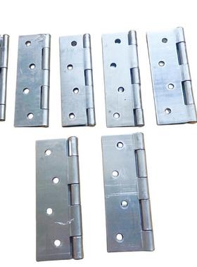 4寸木门合页加厚加宽对称铰链厚铁合页橱柜铁铰焊接合页镀锌包邮