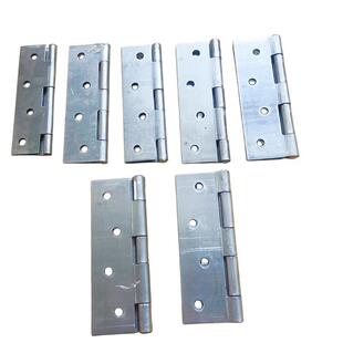 4寸木门合页加厚加宽对称铰链厚铁合页橱柜铁铰焊接合页镀锌包邮