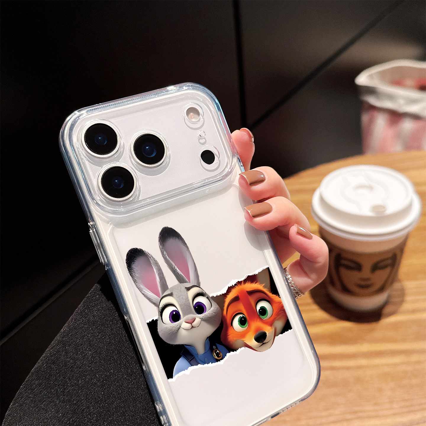 适用苹果17pro手机壳iphone17promax卡通尼克朱迪16promax透明15简约14高级感air新款13创意12超薄防摔保护套