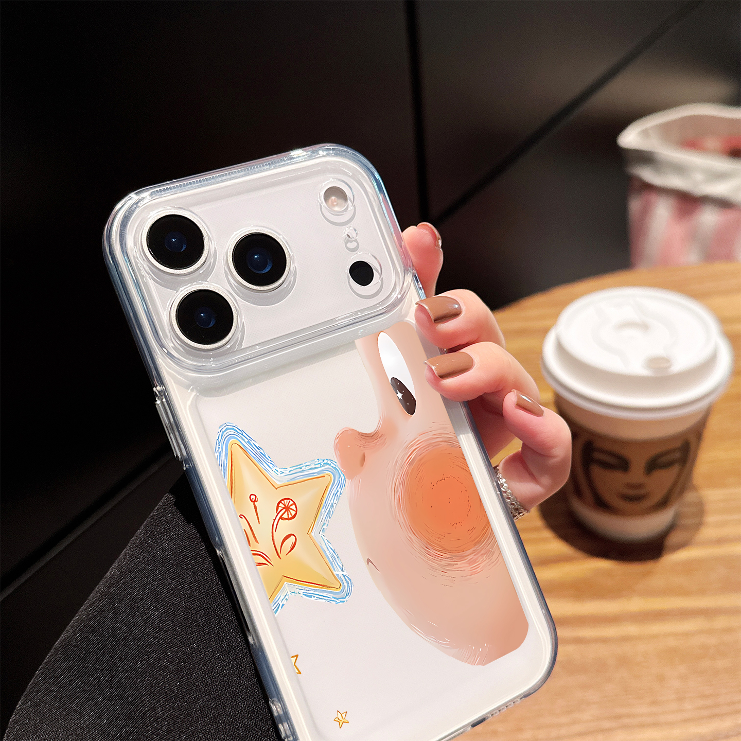 适用苹果17手机壳iphone17promax可爱星星人16promax透明14软硅胶13超火爆款air新款15pro全包11超薄防摔外壳