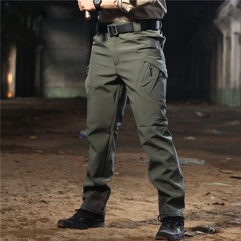 冬季热反射战术冲锋男软壳工装裤军迷口袋登山户外保暖加抓绒防水,男装,休闲裤,淘宝优惠券,粉丝福利购,淘宝优惠卷