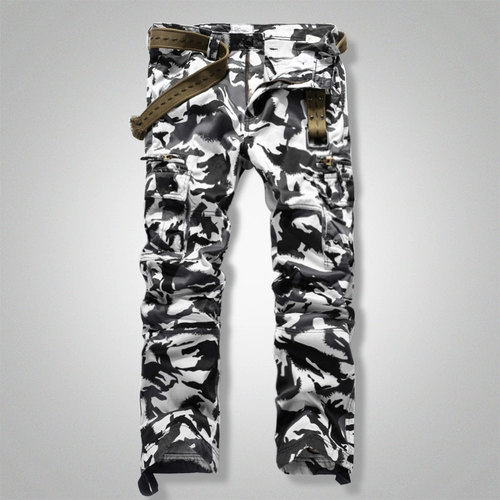 Военно-морские камуфляжные дорожные тактические штаны, черный орел, свободный прямой крой