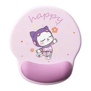 BOW 鼠标垫护腕桌垫办公配件护垫女生高颜值办公室垫子可爱加厚