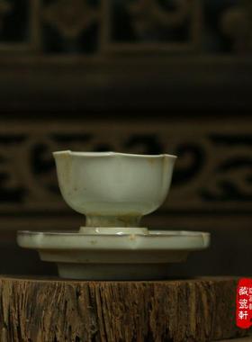 全手工湖田窑老杯盏复古功夫茶具