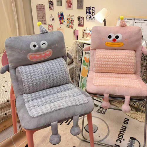 坐垫靠垫靠背一体办公室久坐护腰座垫宿舍学生屁股垫椅子屁垫座椅