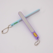 金达日美甲锉指甲锉条打磨抛光锉家用修甲磨砂条带链指甲锉甲锉刀