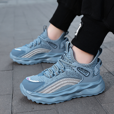 ABCSHIELD男童透气一脚蹬老爹鞋