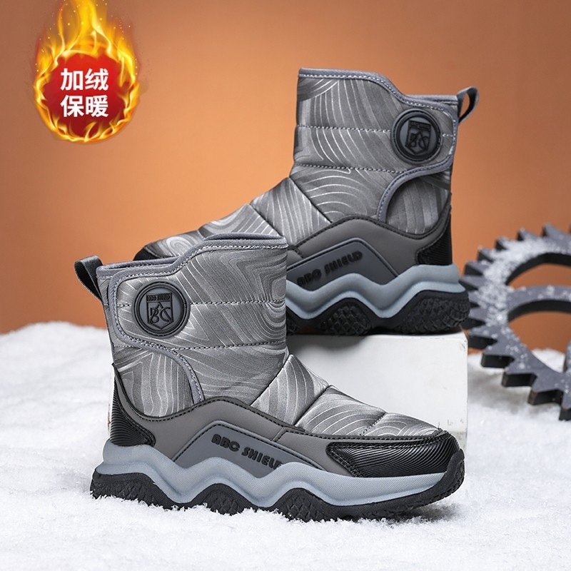 ABCSHIELD男童雪地靴冬季加绒