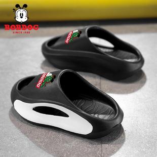 防滑耐磨卡通图案可爱一字拖沙滩凉拖鞋 款 2025夏季 巴布豆儿童凉鞋