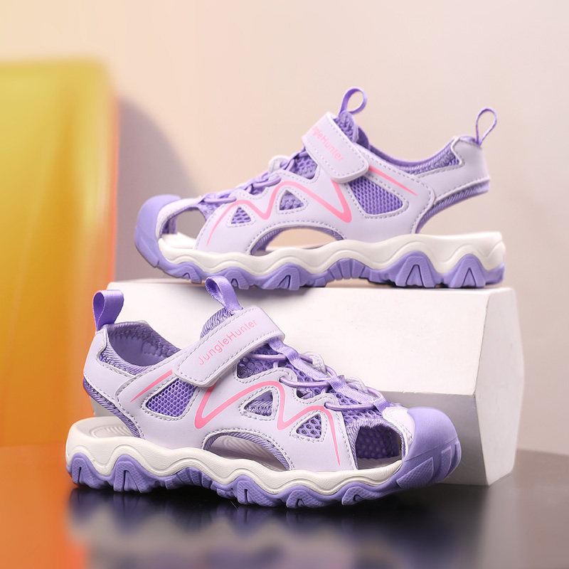 ABC SHIELD女童凉鞋2026新款夏季儿童防踢防撞包头凉鞋男孩溯溪鞋