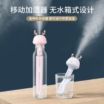 Portable humidifier, portable aromatherapy spray air purifier, small odor lotion for car interior.