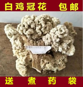 白鸡冠花 干鸡冠花 中药材野生白鸡冠花干500克包邮 另有红鸡冠花