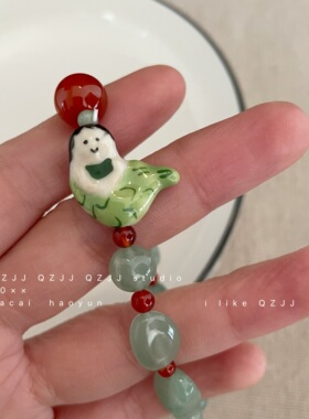 日韩气质美人鱼手链diy手工