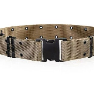 新款军迷战术腰带 S外皮带登山户外运动裤带 学生军训腰带帆布带
