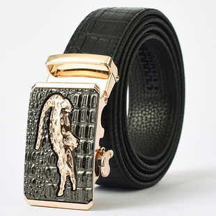 带批发men 男皮带真皮头层牛皮腰带高端裤 belt 牛皮腰带商务 男士