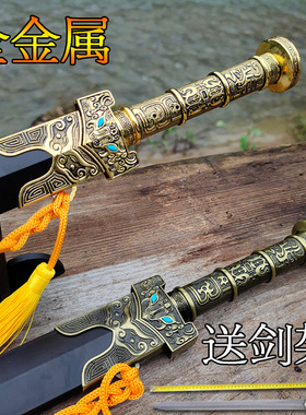 龙泉市不锈钢宝剑全金属汉剑青龙长剑秦王剑武术镇宅冷兵器未开刃