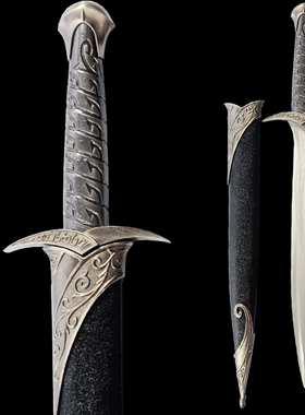 魔戒指环王巴金斯老爷武器模型道具霍比特人佛罗多刺叮剑未开刃