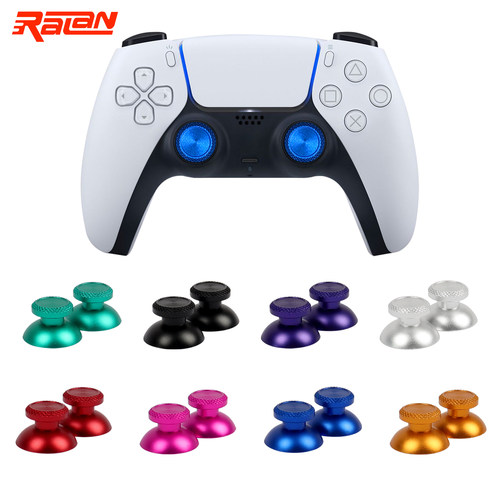 PS5手柄摇杆帽金属彩色蘑菇头3D