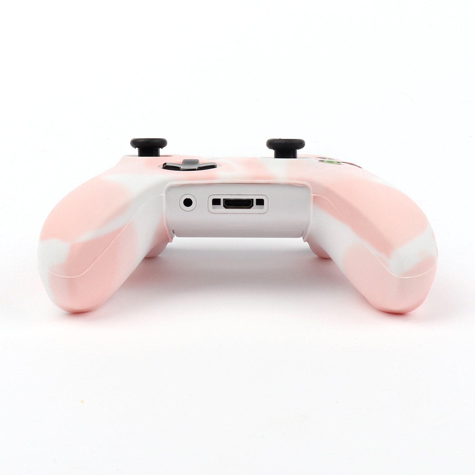 XBOXONES 핸들 커버 XBOX 시리즈 게임 핸들 핑크 위장 실리콘 커버 미끄럼 방지 및 땀 방지
