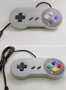 电脑迷你游戏手柄SNES usb超任外观游戏有线手柄电脑PC小手柄