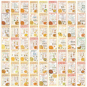 192张美食菜单贴纸美味厨房操作食谱小白创意制作指南手机装 饰贴