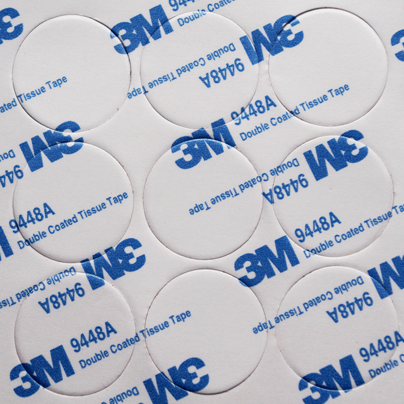 3M双面胶贴圆形强力无痕透明泡棉