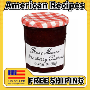 美国直邮Bonne Maman Preserves 树莓水果草莓蜜饯果酱370g