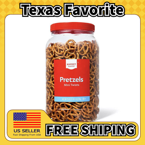 美国直邮Market Pantry Mini Pretzel Twists 迷你椒盐脆饼709g