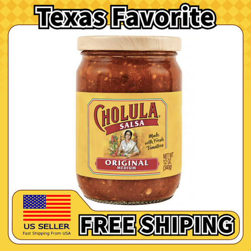美国直邮Cholula Salsa 薯片Taco调味番茄辣椒莎莎酱340g